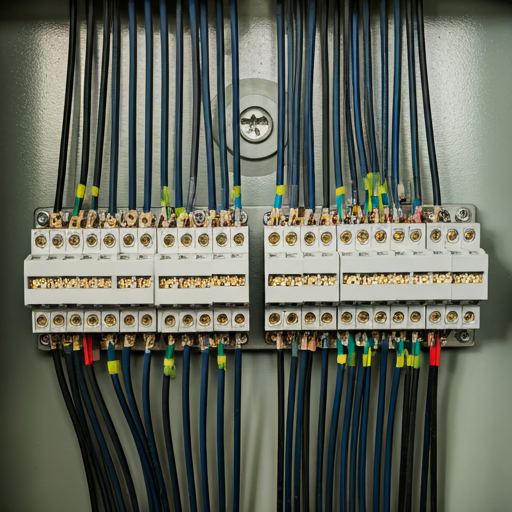 Electrical wiring panel